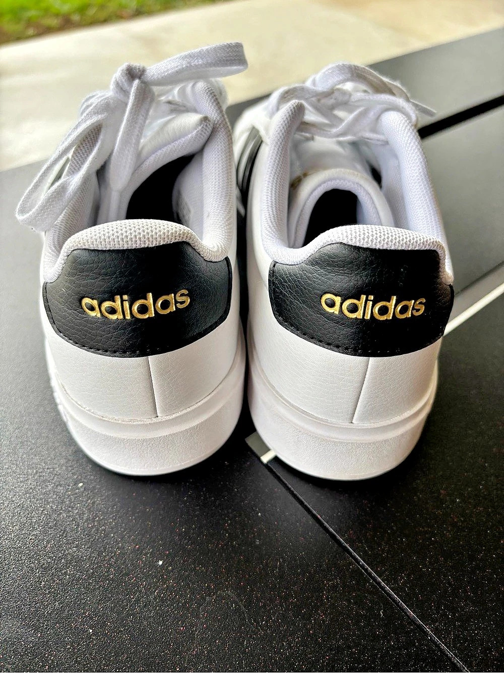 adidas Superstar II Sneakers White & Black Women's US 6.5 - Picture 3 of 6